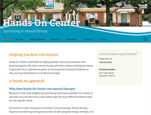 Tablet Screenshot of handsoncenter.com